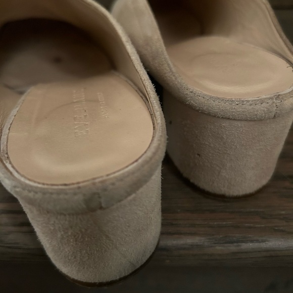Everlane the day heel mule natural suede sz 9 - Picture 8 of 8